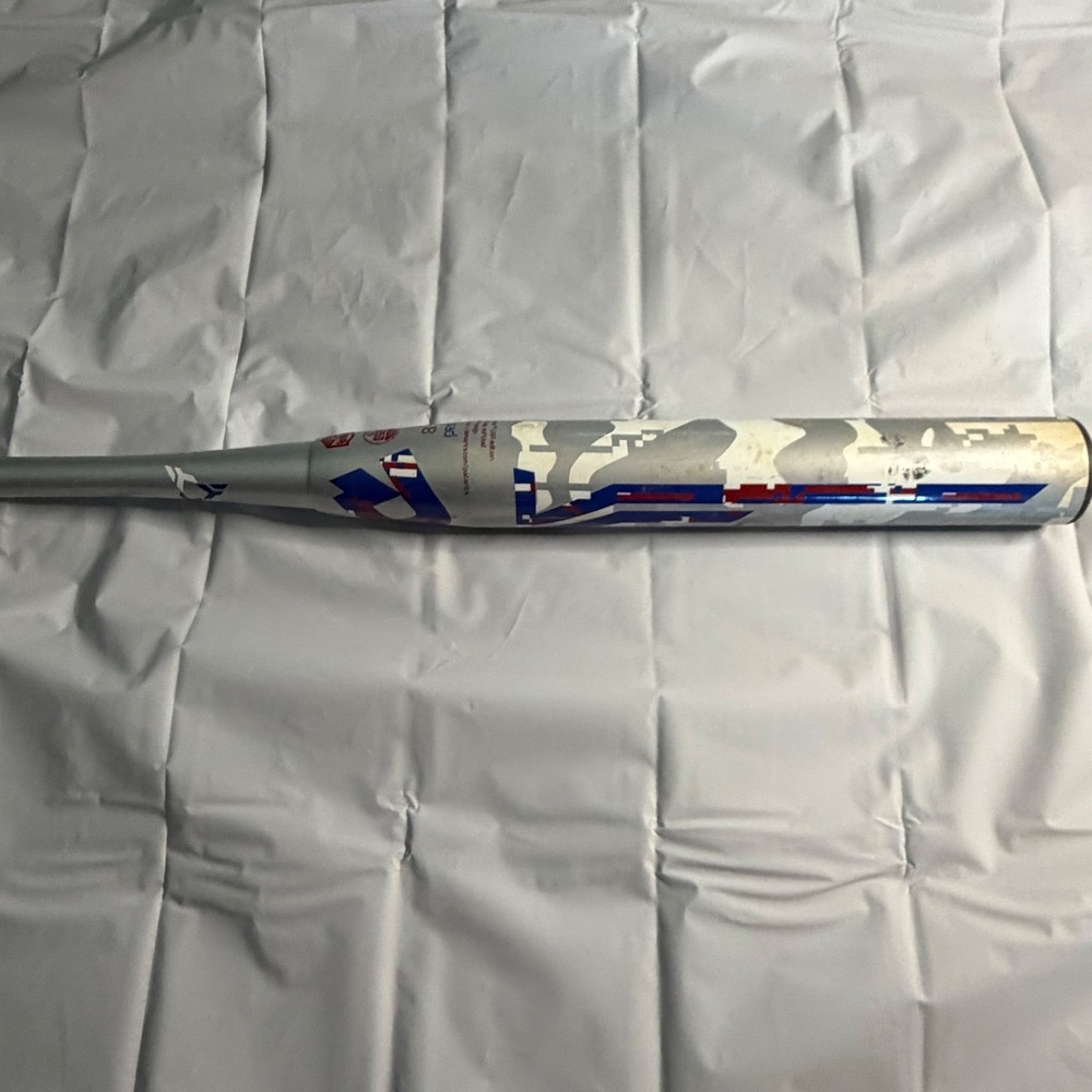 DeMarini Flipper USA Slowpitch Softball Bat FLA-18 ASA Endload Silver Camo 34/27